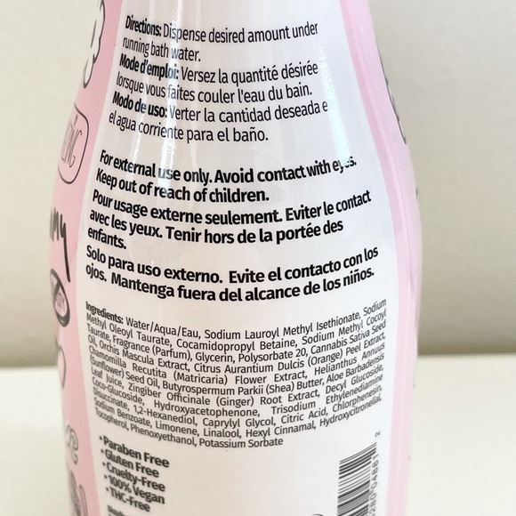 Hempz 100% Vegan Limited Edition Wild Orchid & Sweet Orange Herbal Bubble Bath - Picture 4 of 8